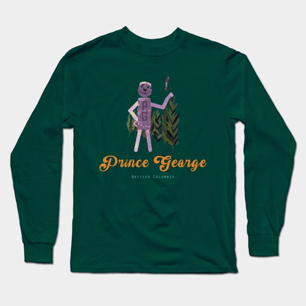 8ts Prince George City Long Sleeve T-Shirt by kewlwolf8ts